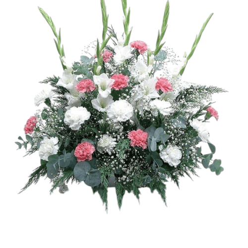 Centro de flores Claveles